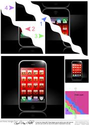 Smart Phone Wavy Corner Side Stacker Topper