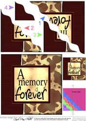 Fun and Funky Animal Print Wavy Corner Side Stacker Topper