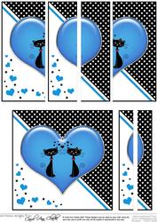 Kool Kats Purrfect Love Side Stacker Topper