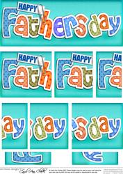 Dl Fathers Day Felties Side Stacker Topper