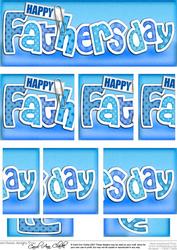 Dl Fathers Day Felties Side Stacker Topper