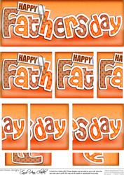 Dl Fathers Day Felties Side Stacker Topper