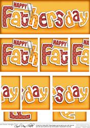 Dl Fathers Day Felties Side Stacker Topper