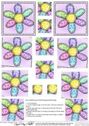 Patchwork Petals Twisted Pyramage Sheet