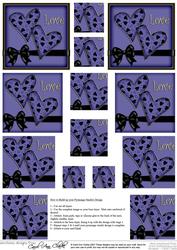 Love Hearts Pyramage Sheet