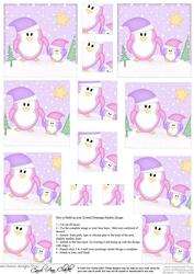 Penguin Felties Twisted Pyramage Sheet