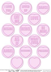 Sweet Heart Toppers
