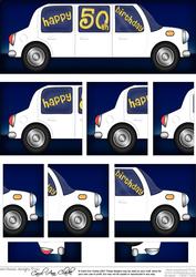 50th Birthday Dl Stretch Limousine Side Stacker