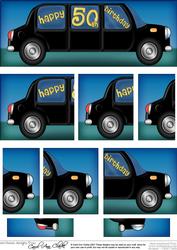 50th Birthday Dl Stretch Limousine Side Stacker