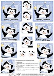 Christmas Penguin - Twisted Pyramage sheet