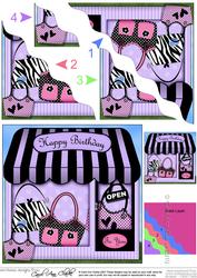 The Little Handbag Shop Wavy Corner Side Stacker Topper