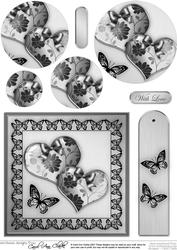 Elegant Romance Quick Card with Circle Pyramage Topper