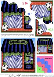 The Little Football Shop Shell Edged Corner Side Stacker