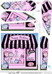 The Little Pamper Yourself Shop Fan Pyramage Topper