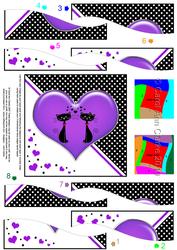Kool Kats Purrfect Love Wavy Spiral Side Stacker