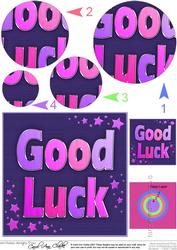 Good Luck Circle Pyramage Topper