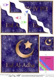 Muslim Eid Wavy Corner Side Stacker Topper