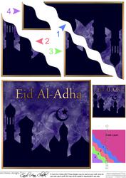 Muslim Eid Wavy Corner Side Stacker Topper