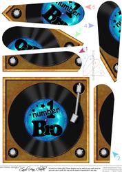 Number 1 Bro Record - Fan Pyramage Topper