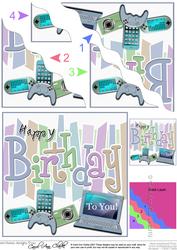 Birthday Gadgets Games N Gizmos Wavy Corner Side Stacker Top