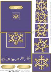 Xmas Snowflake No-hole Over the Edge N Spiral Pyramid