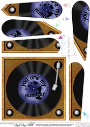 You are My Number 1 Record - Fan Pyramage Topper