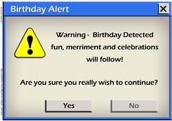 A4 Novelty Fun Computer Greetings Card Topper