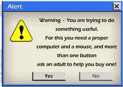 A4 Novelty Fun Computer Greetings Card Topper