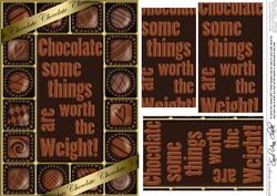 A5 Chocolate Greetings Pyramage Topper