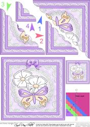 Fluttery Butterfly Scallop Corner Stacker