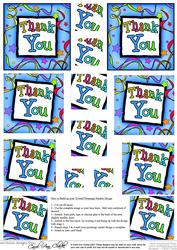 Thank You Twisted Pyramage Sheet
