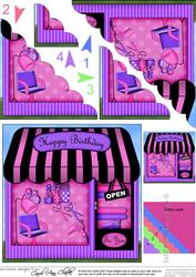 The Little Hairdresser Shop Scallop Corner Side Stacker Topp
