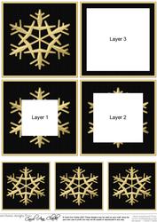 Christmas Snowflake Tunnel Topper