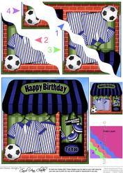 The Little Football Shoppe Wavy Corner Side Stacker Topper