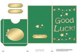 Good Luck Lottery Wallet Card