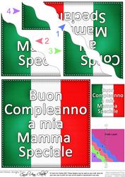 Flying the Flag Italian Happy Birthday Special Mum
