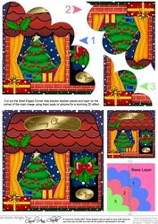 The Little Christmas Shop Shell Edged Corner Side Stacker