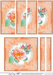 Rose and Lace Side Stacker Topper