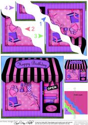 The Little Hairdresser Shoppe Wavy Corner Side Stacker Toppe