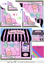 The Little Perfume Shoppe Wavy Corner Side Stacker Toppe