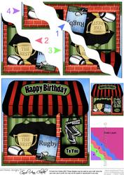 The Little Rugby Shoppe Wavy Corner Side Stacker