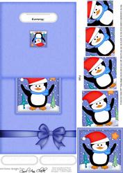 Xmas Penguin No-hole Over the Edge N Spiral Pyramid
