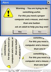 A5 Novelty Fun Computer Greetings Oval Pyramage Topper