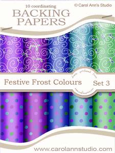 Festive Swirls & Dots in Frost Colours