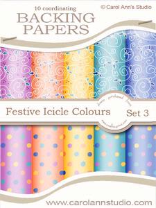 Festive Swirls & Dots in Icicle Colours