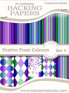 Festive Multi & Stripes in Frost Colours