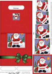 Xmas Santa No-hole Over the Edge N Spiral Pyramid