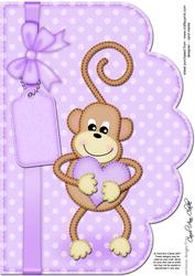 A4 Chunky Monkey Felties Scalloped Edge