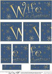 Wife Christmas Dl Side Stacker Topper