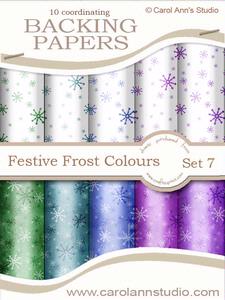 Festive Snowflakes in Frost Colours